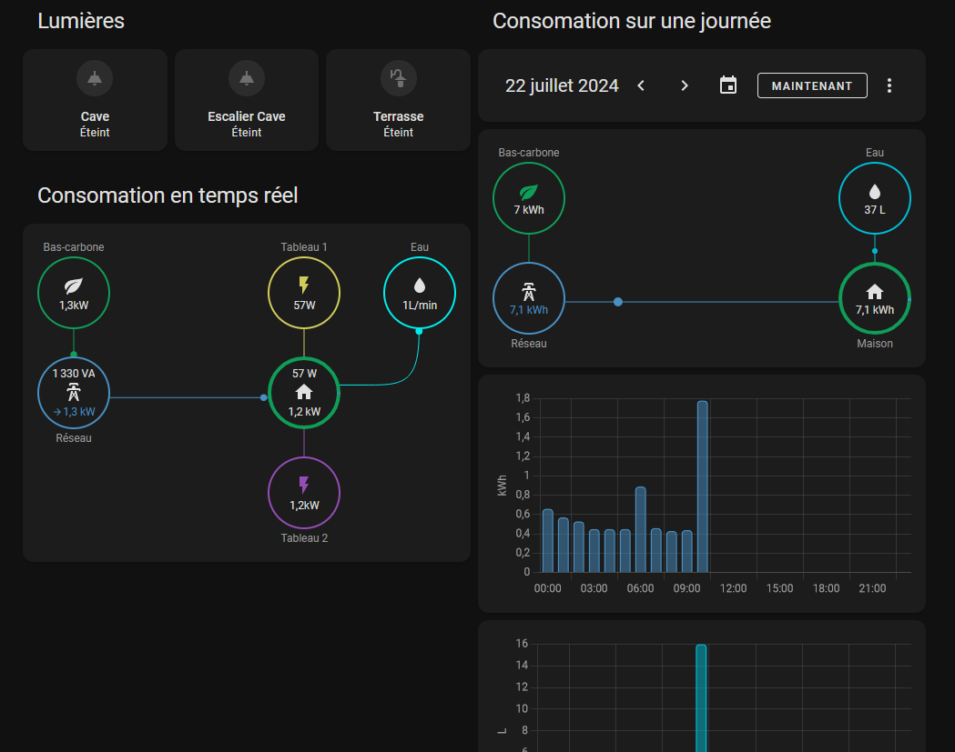 Dashboard monitoring